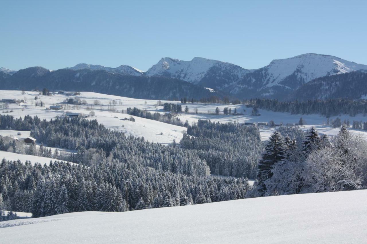Ferienwohnung Nagelfluh Allgaeu Oberreute Esterno foto